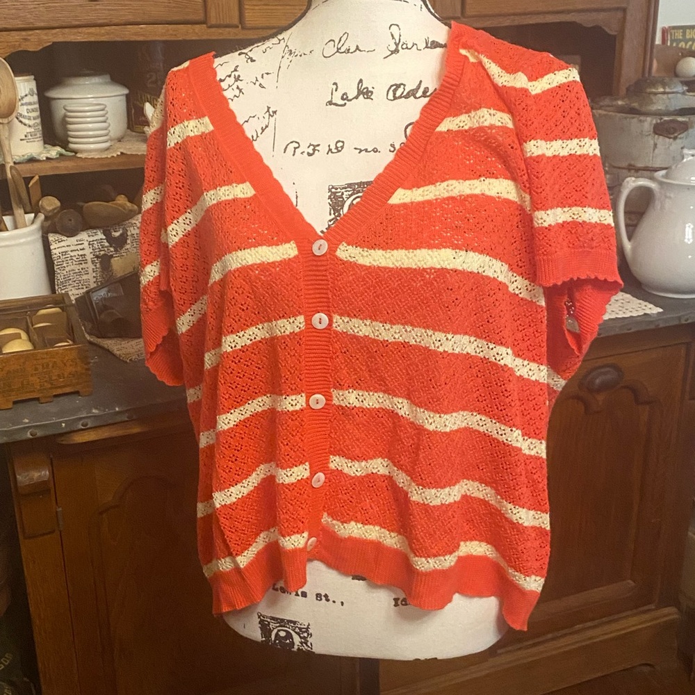 ModCloth crop cardigan sweater size 3X